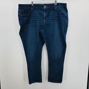 Lucky Brand Jeans Women’s Size 22 W Blue Denim Ginger Skinny High Rise Med Wash